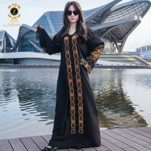 Zaynab Eid Jalabiya Hand Made Pleated Abaya Dress Turkey Designs New Arrivals Latest Dubai Abaya Women Muslim Dress Jalabiya