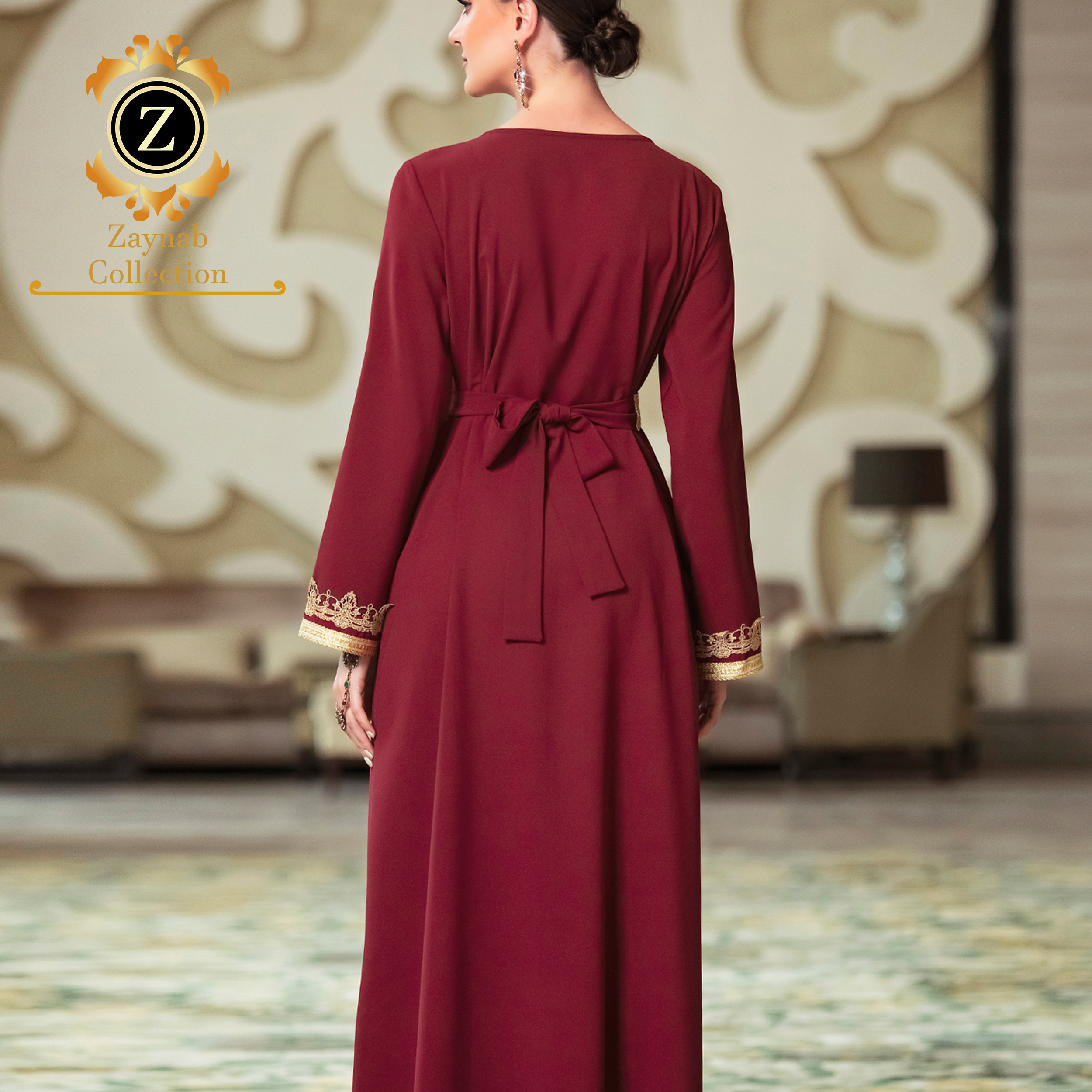 Zaynab Women Abaya Muslim Dresses Wholesale Kaftan New Model Dubai Abaya Women Muslim Dress Dubai Dresses Women Muslim Abaya