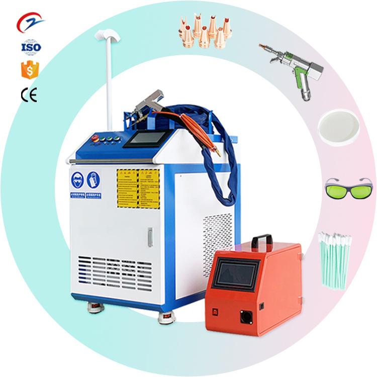 Portable Laser Welding Machine 2000w Fiber 3 in 1Handheld Laser Welder 1000w for metal Stainless steel Aluminum