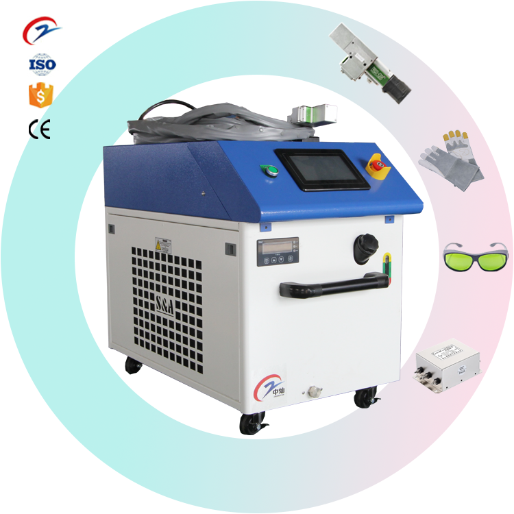 Best Quality New Product 2000W laser cleaner Paint Rust Dust machine Industrial Laser Cleaning Machine