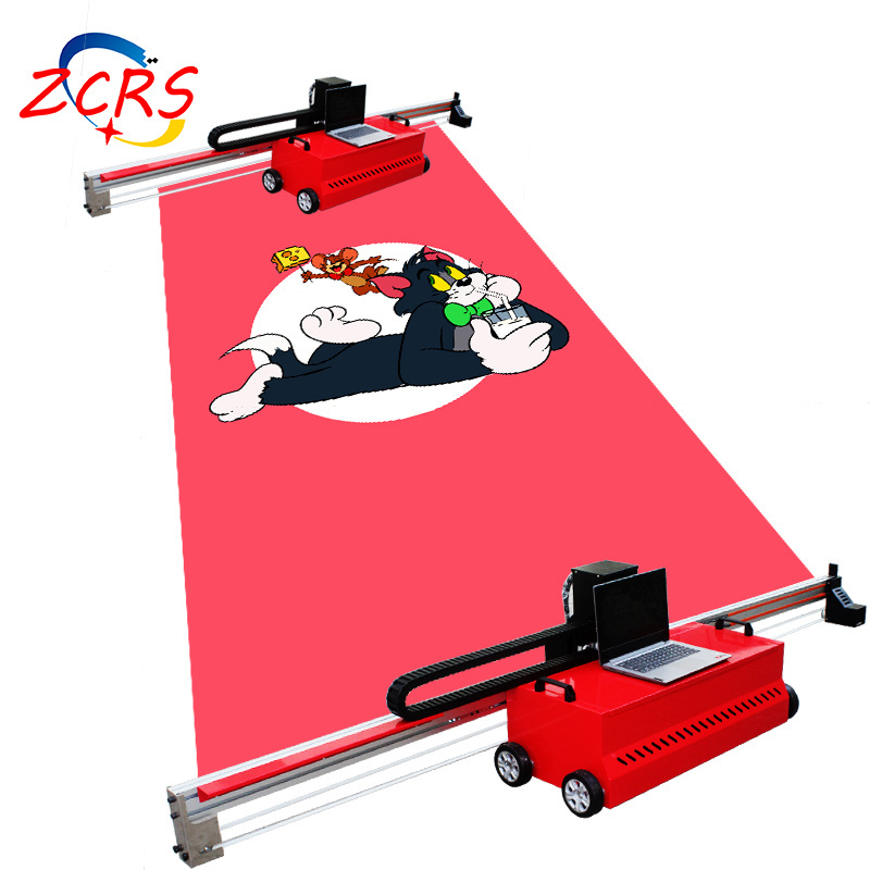 3D Ground Inkjet Printer Floor UV Printer for Ground decoration Ground graffiti Parking space printing machine