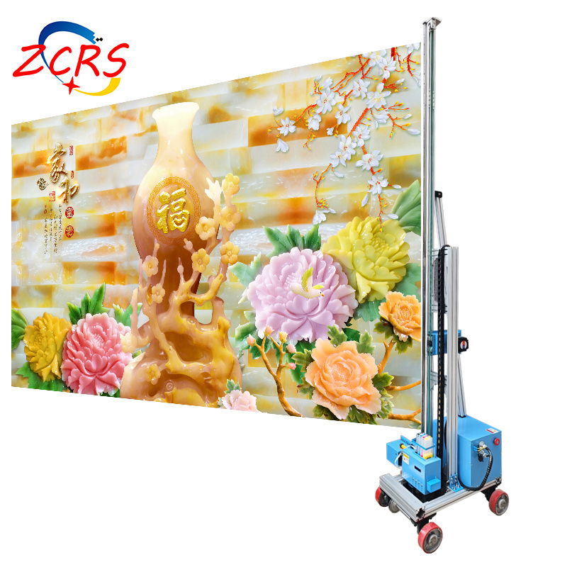 3d Printer 5d UV Printer Automatic Mural 3d Vertical Wall Printer Print on Wall Custom Motor New Product 2020 55 Provided 220v