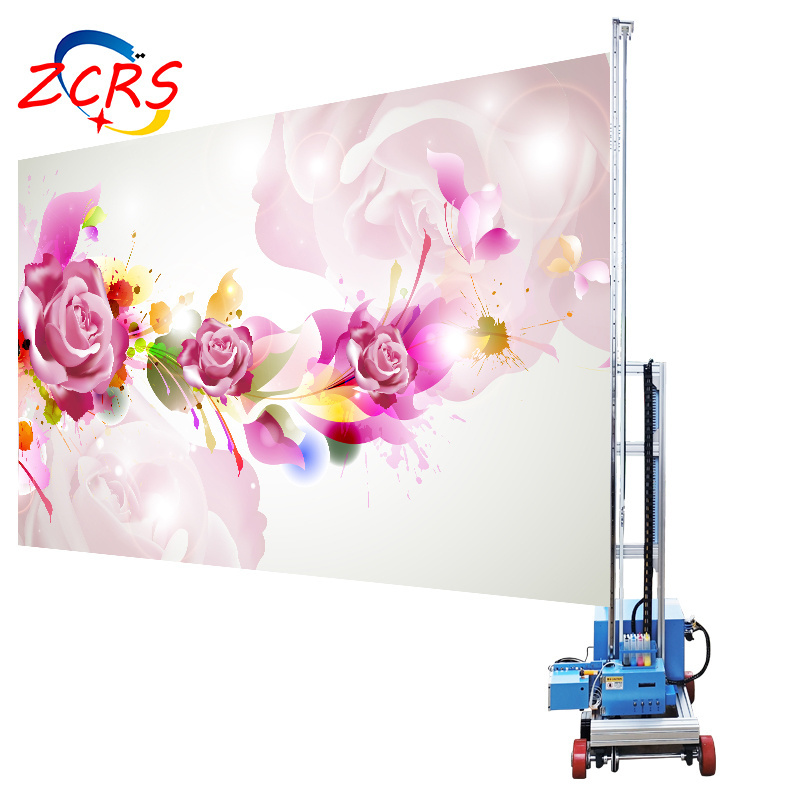 8D Large Mural Advertising Painting Machine Background Wall Printer Mural 3D Printing Inkjet Printer Custom Motor 55 Provided