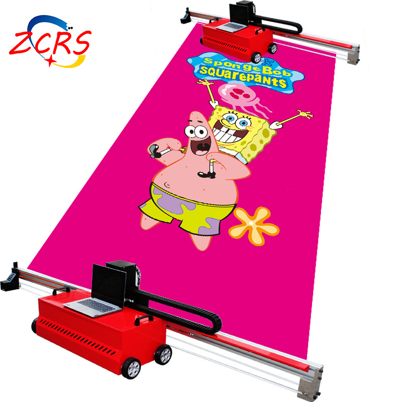 Parking Space Graffiti Painting Machine 3D Ground Painting Machine Outdoor Wall Printer Small UV Printing Full Automatic 5D 220v