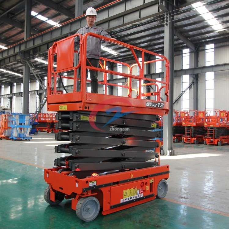 Electric High quality self propelled Professional electric scissor lift ,scissor lift Wheeled man lift Self Propelled