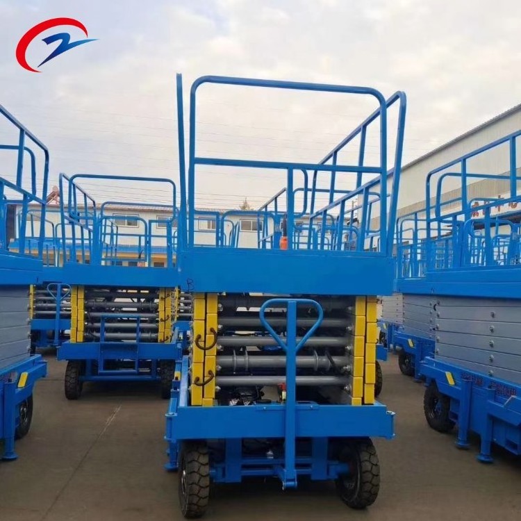 20 ft Construction hydraulic portable ladder electric self-propelled scissor lift mini mobile scissor lift