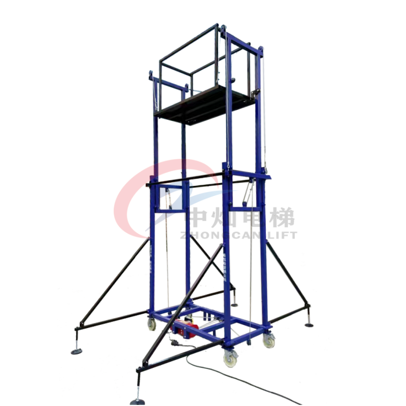 Electric scaffolding for construction decoration ladder electric lifting scafold lift platform