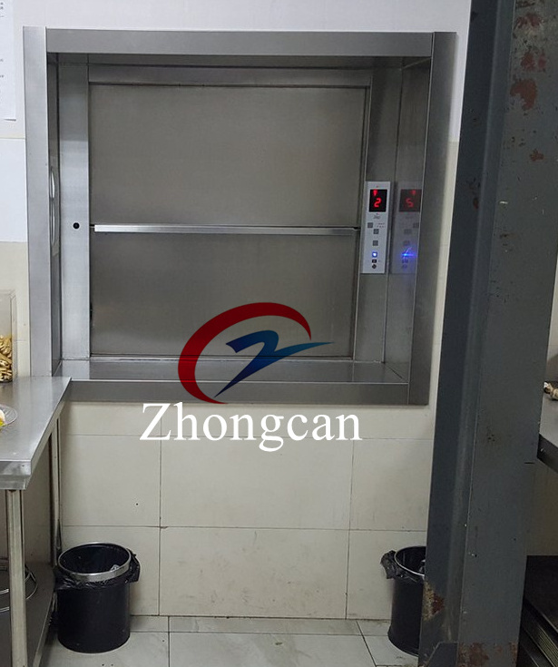 China Inside Outdoor Kitchen Restaurant food delivery lifting Electric auto Dumbwaiter Elevator Kit