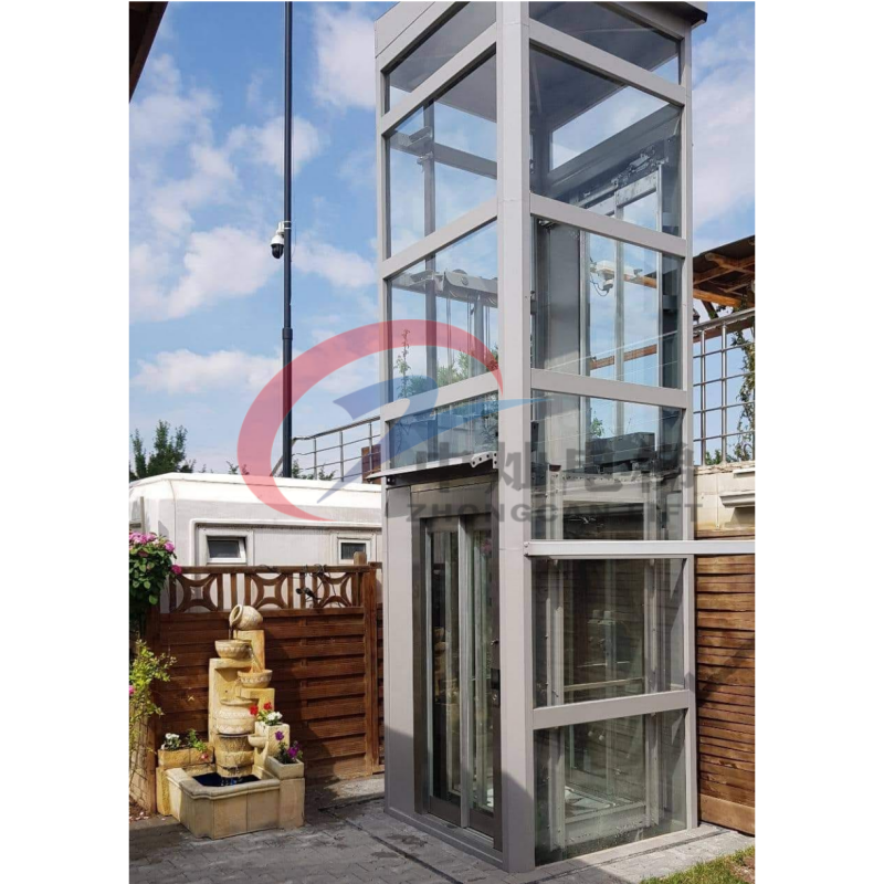 Hydraulic 3 floors small elevators for homes/Shaft house villa residential lift indoor outdoor