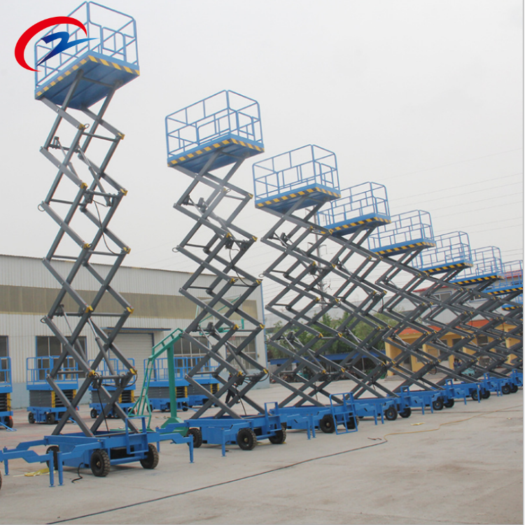 20 ft Construction hydraulic portable ladder electric self-propelled scissor lift mini mobile scissor lift