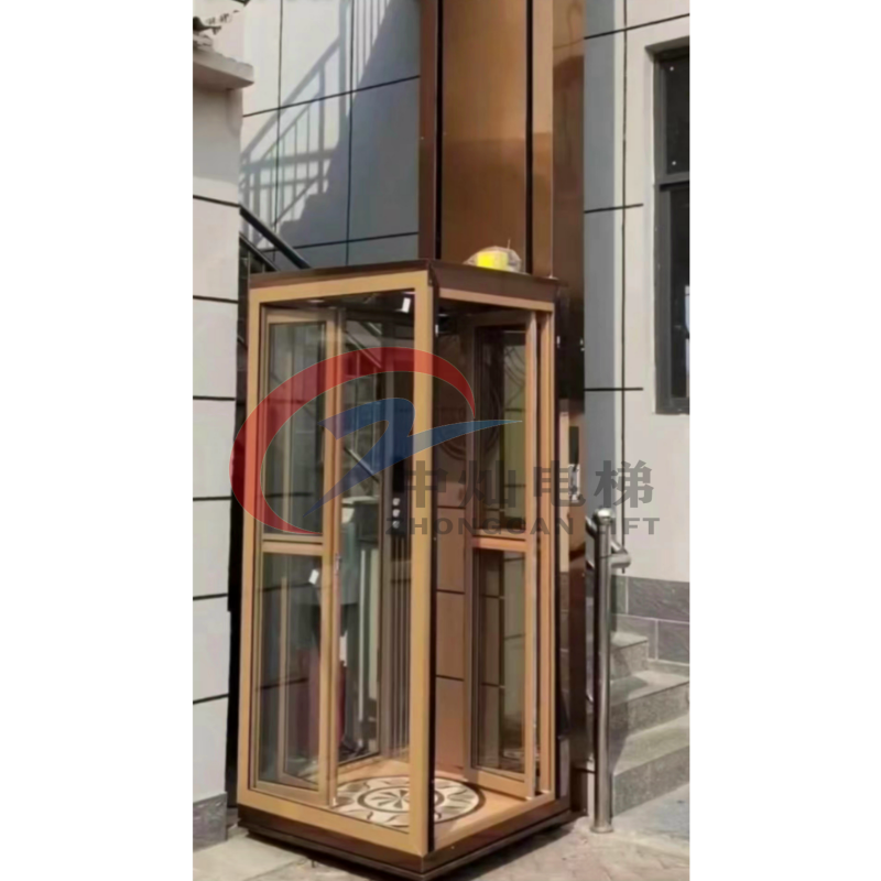 customized hydraulic residential elevators outdoor home mini elevator with best price