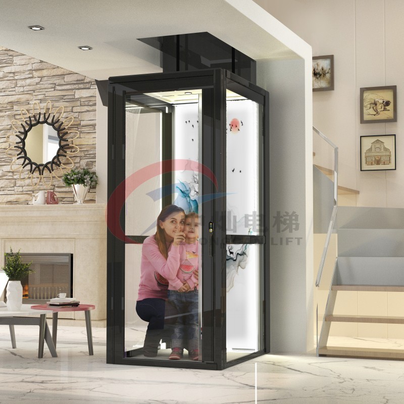 customized hydraulic residential elevators outdoor home mini elevator with best price