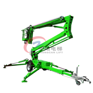 Cherry Picker Trailer mounted Spider Lift 8-20m Man Lift Towable Articulated Boom Lift For Sale