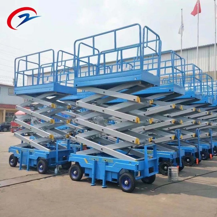 20 ft Construction hydraulic portable ladder electric self-propelled scissor lift mini mobile scissor lift