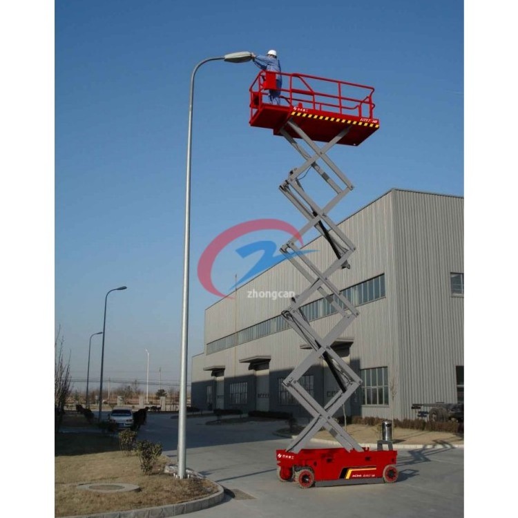 Electric High quality self propelled Professional electric scissor lift ,scissor lift Wheeled man lift Self Propelled