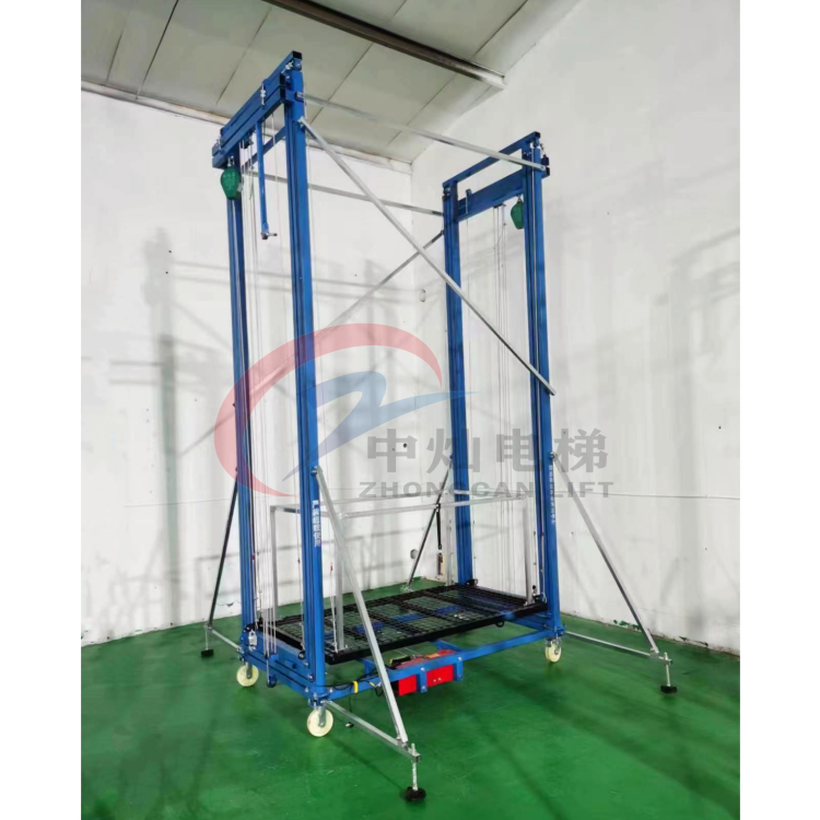 300kg 500kg Mobile Scaffolding Work Platforms 2-8m Foldable Remote Control Electric Lifting Scaffold