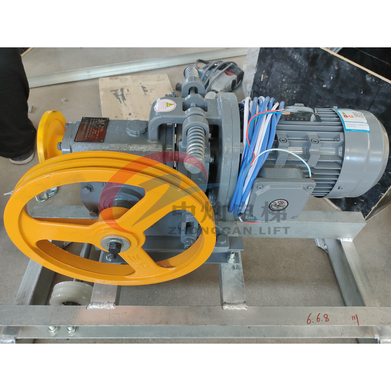 100kg 200kg 300kg Dumbwaiter Elevator Part Traction Motor Food Elevator Traction Machine