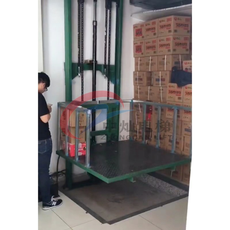 Hot sale 2 ton warehouse freight elevator/cargo lift 5m/goods lift machine