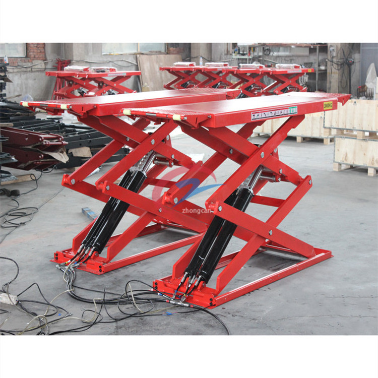 repair shop used portable inground hydraulic auto scissor car lift with CE Certification for sale