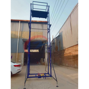 300kg 500kg Mobile Scaffolding Work Platforms 2-8m Foldable Remote Control Electric Lifting Scaffold