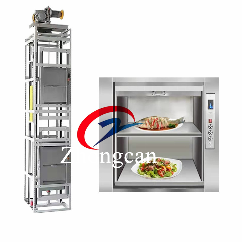 China Inside Outdoor Kitchen Restaurant food delivery lifting Electric auto Dumbwaiter Elevator Kit