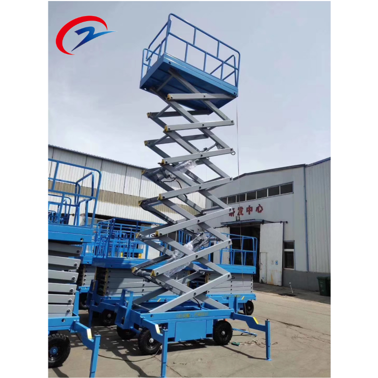 20 ft Construction hydraulic portable ladder electric self-propelled scissor lift mini mobile scissor lift