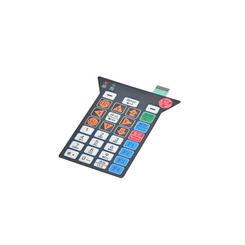 Ip68 Membrane Switch Keypad Remote Control Chair Factory Made Graphic Overlay