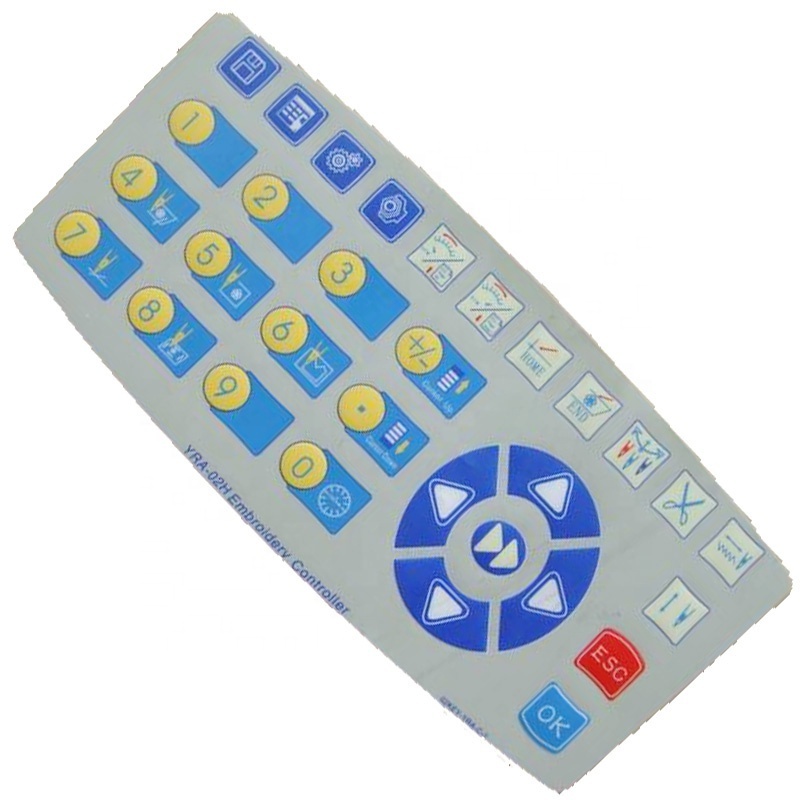 2021 New Screen Printing Customized Membrane Switch 4 Key Membrane Switch PET PC PVC