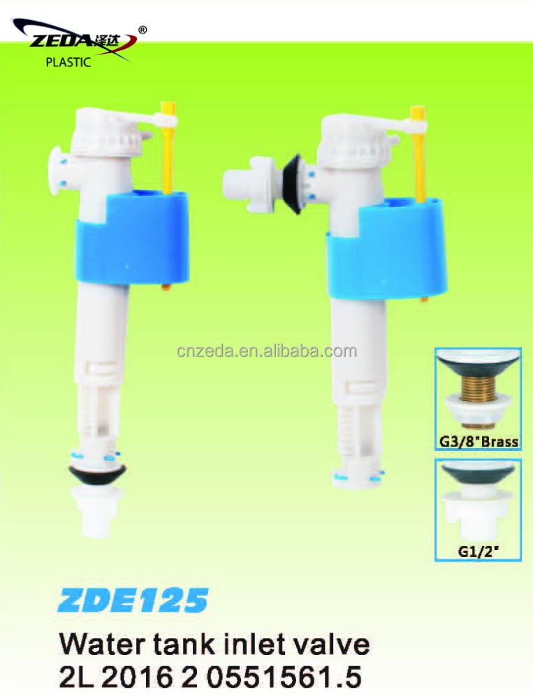 High quality DUAL PURPOSE Toilet cistern inlet valve, water tank accessories, flush valve