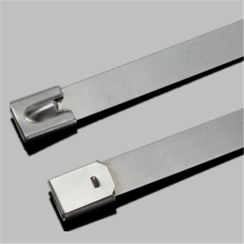 201 304 316 Stainless Steel Self-Locking Metal Cable Ties