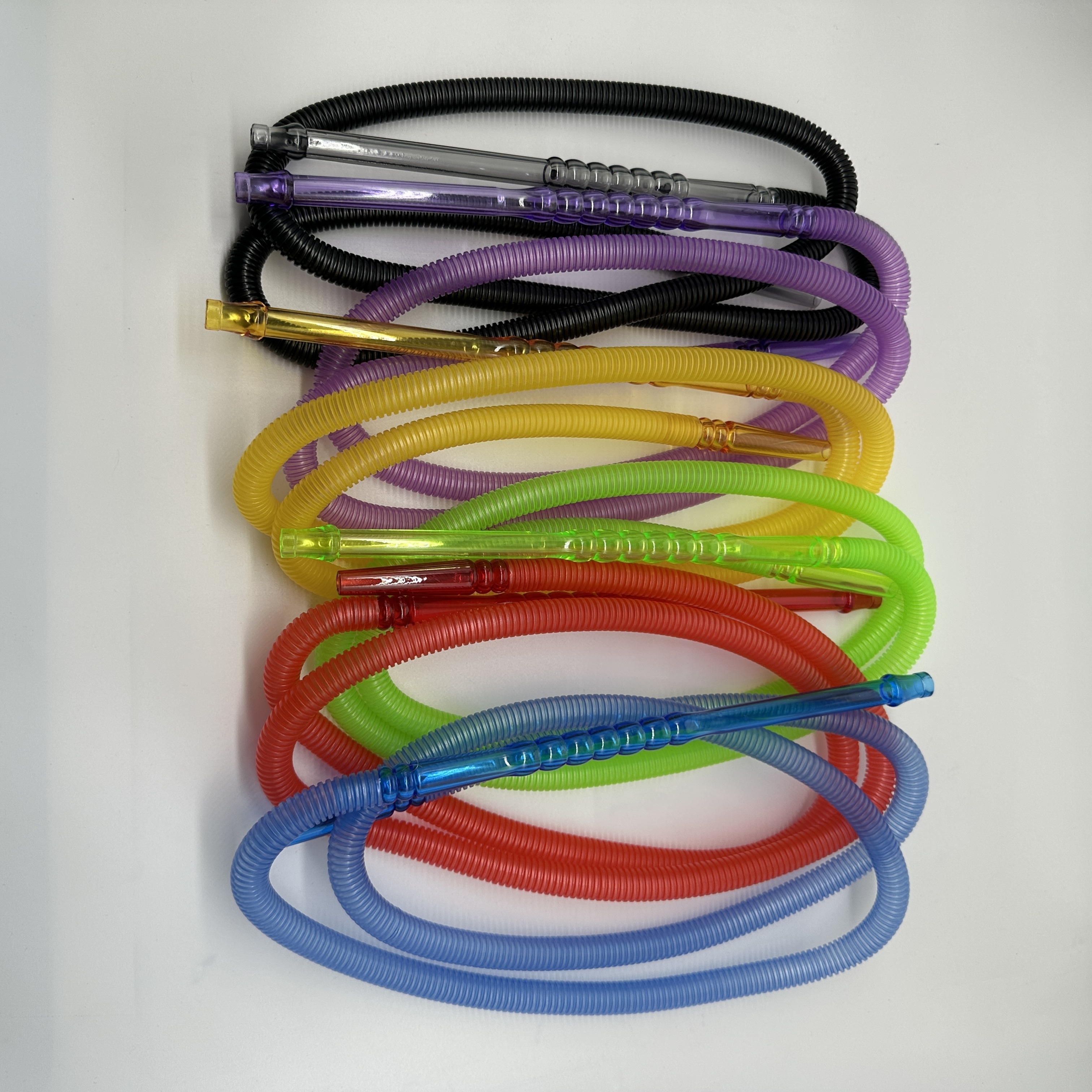 New Trend Product Lightweight Shisha Hookah Plastic Hose Acrylic Handle Disposable Hookah Hose