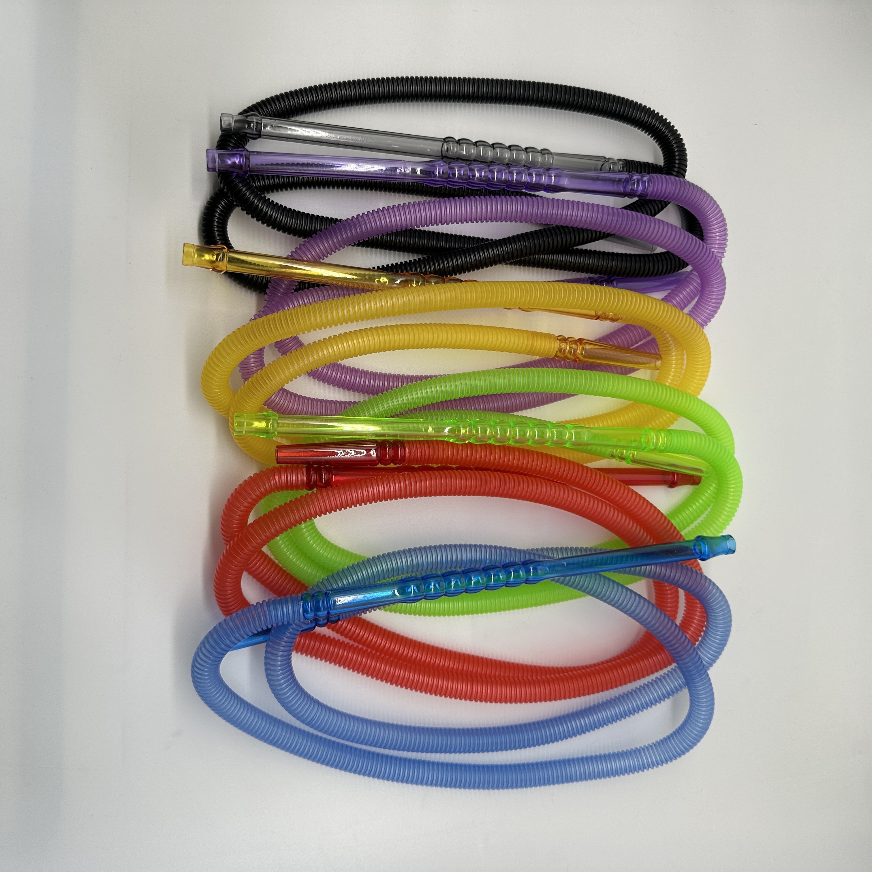 New Trend Product Lightweight Shisha Hookah Plastic Hose Acrylic Handle Disposable Hookah Hose