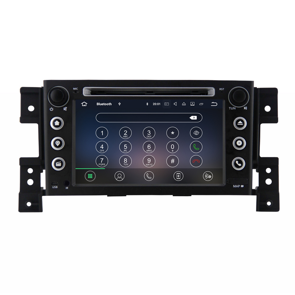 Android 10.0  system radio cassette player for Suzuki Grand Vitara auto parts with dvd player for car Parking sensor