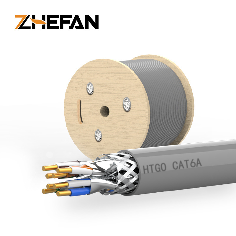 ZHEFAN Outdoor Direct Buried Petroleum Network Cable Lan Cable Cat6a Ethernet Lan Cable For Internet