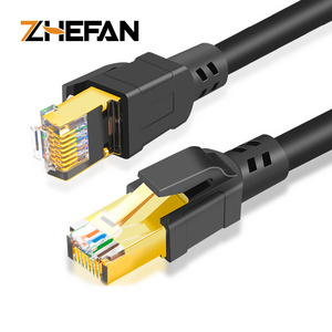 Factory High Quality Cat8 Rj45 S/ftp Communication Lan Cable 2000mhz 40gbps Cat 8 Ethernet Patch Cable 3 Meter