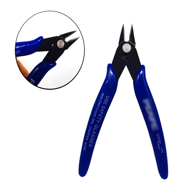 170 Hand Tools Electrical Wire Cutters Cutting Pliers Nipper Anti-slip Rubber Mini Diagonal Pliers