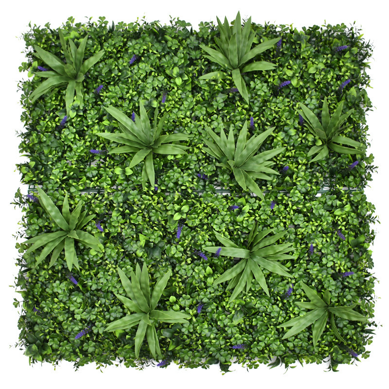 Factory Custom Handmade Hot Sales Outdoor Wedding Green Plant Wall Artificial Green Panel Grass Wall Hedge Wall Decor Grass