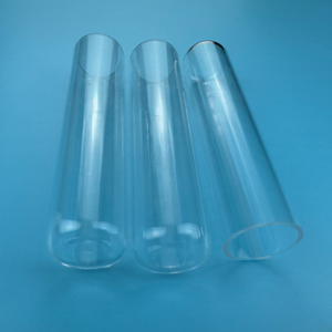 Custom heat-resistant tube cylinder silica gel glass quartz tube in various sizes