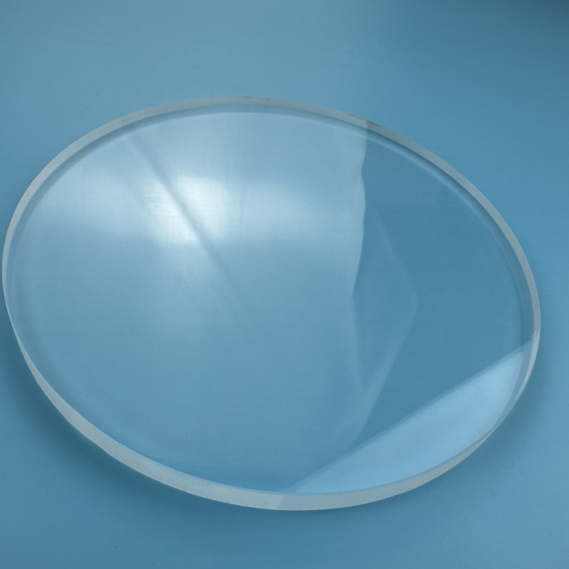 Custom large diameter transparent quartz plate quartz window JGS1 fused quartz optical glass window plate