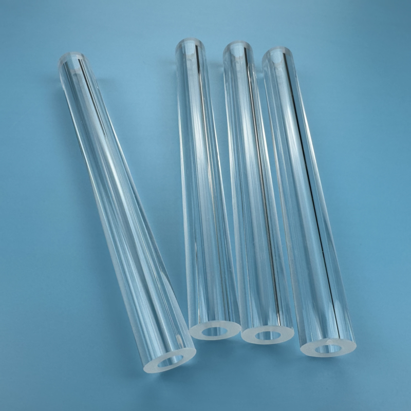 Custom high quality Pyrex oil burner tubes Quartz tubes in various sizes