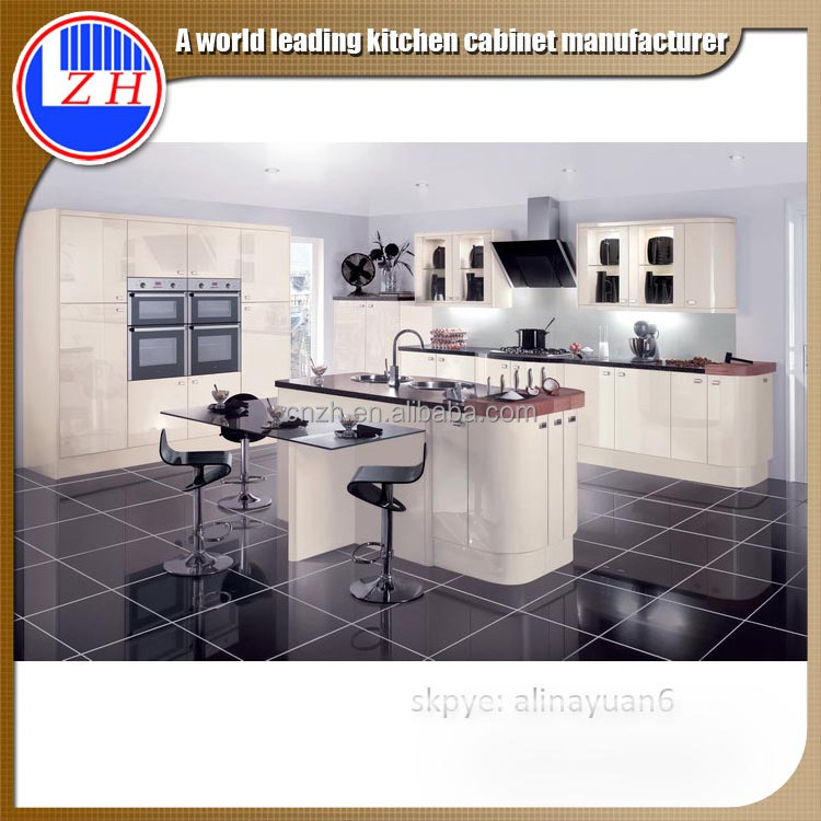 China made modern kitchen cabinet with blum drawer slider