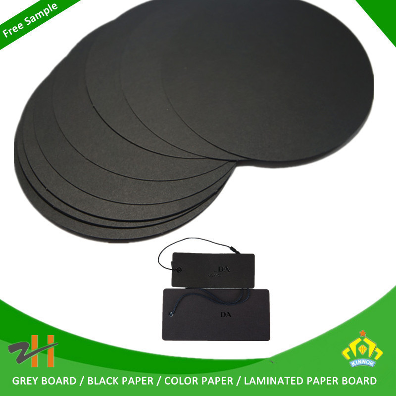 170G black kraft liner paper coated black paper mill