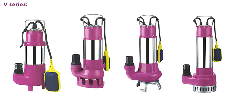 2024 V250F  stainless steel electric dirty water submersible sewage cutter pump