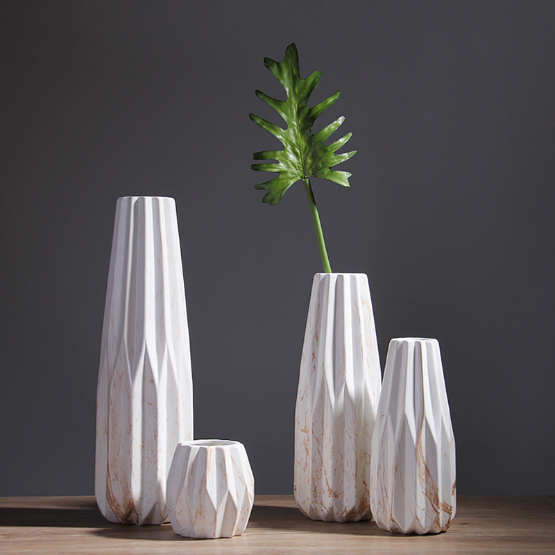 unique design irregular ceramic vase home accessories minimalist room decor new fashion flower vases artwork house decoration