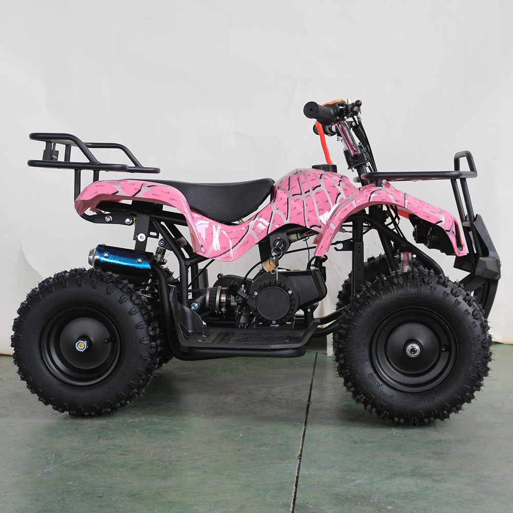 High precision pink quad bike cheap mini 49cc atv for kids