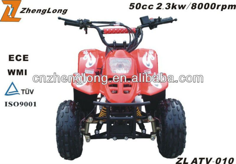 The steering wheel fashion cheap atv with 110cc engine