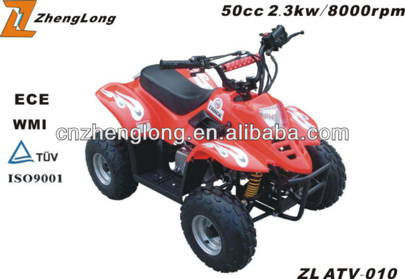 The steering wheel fashion cheap atv with 110cc engine