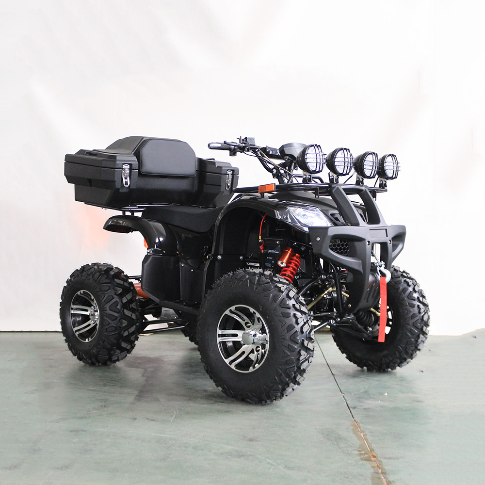 Multifunctional adult sport electric atv 4x4 cheap quad bike with Trailer bar