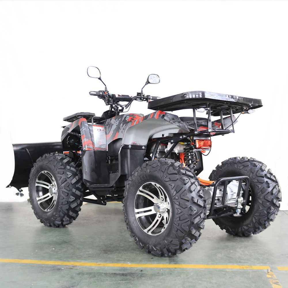 High Cost Performance motor big electric atv 4x4 electric atvs for adults with Snow plow