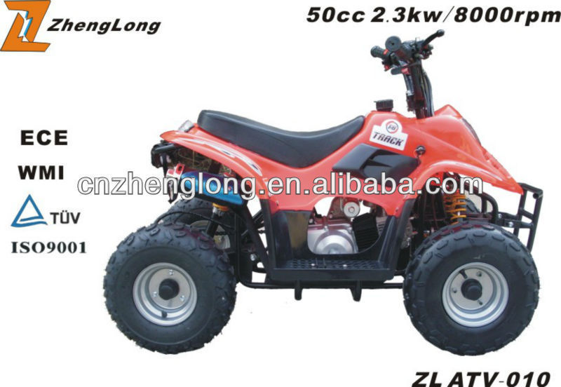 The steering wheel fashion cheap atv with 110cc engine